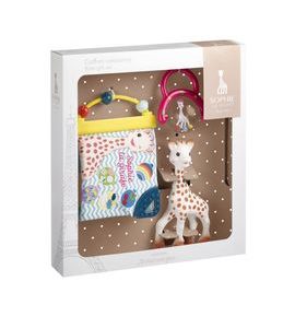 VULLI DÁRKOVÝ SET SE SOPHIÍ, KNÍŽKOU A CHRASTÍTKEM - KNÍŽKY PRO NEJMENŠÍ - PRO DĚTI