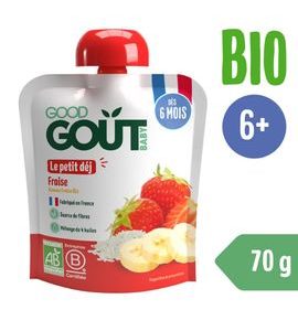 GOOD GOUT BIO JAHODOVÁ SNÍDANĚ 70 G - KAPSIČKY - KRMENÍ