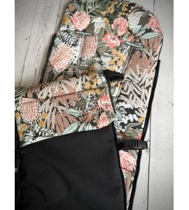 JARNÍ/PODZIMNÍ NEPADACÍ DEKA ZIBIE BLACK + POPPY - NÁNOŽNÍKY - KOČÁRKY A PŘÍSLUŠENSTVÍ