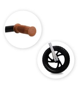 MOMI ODRÁŽEDLO BREKI S BRZDOU ŠEDÉ - VOZÍTKA A ODRÁŽEDLA - PRO DĚTI