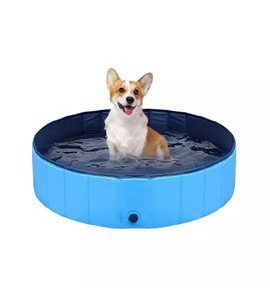 Surtep Bazén pro psa skládací 80 x 20 cm Modrá