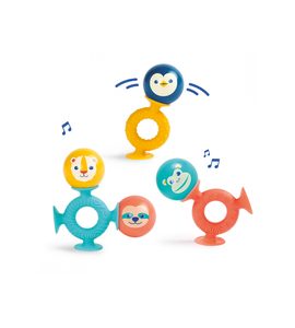 LUDI CHRASTÍTKA S PŘÍSAVKOU SMAC POP - HRAČKY DO VANY - PRO DĚTI