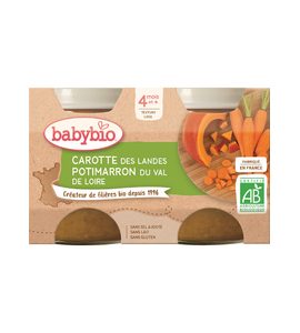 BABYBIO MRKEV DÝNĚ 2X130 G - MASO/ZELENINA - KRMENÍ