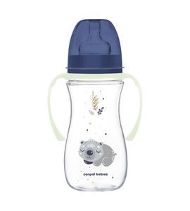 CANPOL BABIES ANTIKOLIKOVÁ LAHEV EASYSTART SLEEPY KOALA 300ML MODRÁ - KOJENECKÉ LAHVE - KRMENÍ