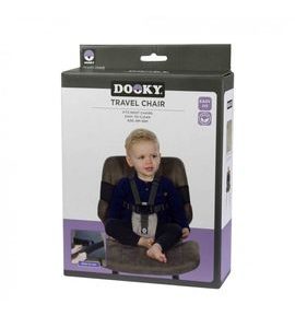 DOOKY PŘENOSNÁ TEXTILNÍ ŽIDLIČKA TRAVEL CHAIR BLACK - JÍDELNÍ ŽIDLIČKY CESTOVNÍ - KRMENÍ