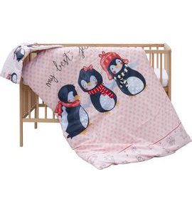 SCARLETT DĚTSKÁ POSTÝLKA S KOMPLETNÍ VÝBAVOU SCARLETT 120 X 60 CM - PIMPI - DŘEVĚNÉ POSTÝLKY - SPINKÁNÍ