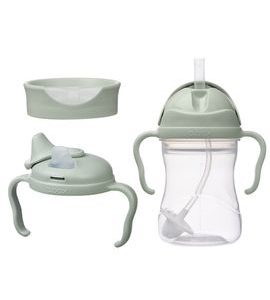 B.BOX UNIVERZÁLNÍ SADA NA PITÍ 3V1, 240 ML - ZELENÁ - DĚTSKÉ HRNEČKY - KRMENÍ