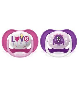 PHILIPS AVENT ŠIDÍTKO ULTRA AIR PLAY 6-18M DÍVKA 2KS - ŠIDÍTKA A DOPLŇKY - KRMENÍ