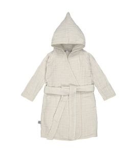 LÄSSIG MUSLIN BATHROBE MILKY 24-36M. - OSUŠKY A DĚTSKÉ ŽUPANY - KOUPÁNÍ A ZDRAVÍ