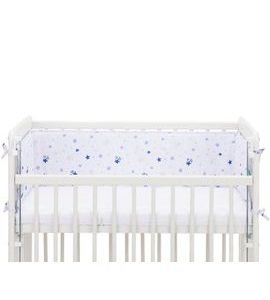 FILLIKID MANTINEL DO PŘÍSTAVNÉ POSTÝLKY STARS WHITE/BLUE 175X26 CM - MANTINELY - SPINKÁNÍ
