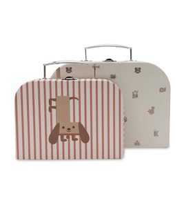 JOLLEIN SADA KUFŘÍKŮ 2 KS ANIMAL FRIENDS - BOXY NA HRAČKY - SPINKÁNÍ