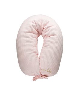 ENIE BABY KOJÍCÍ POLŠTÁŘ VAFLOVÝ RŮŽOVÝ Z PAMĚŤOVÉ PĚNY - KOJÍCÍ POLŠTÁŘE - KRMENÍ