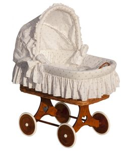 SCARLETT BOUDIČKA K PROUTĚNÉMU KOŠI HVĚZDIČKA- BÉŽOVÁ - KOŠÍKY A KOLÉBKY - SPINKÁNÍ