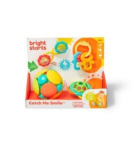 BRIGHT STARTS HRAČKA MULTISENZORICKÁ SET CATCH ME SMILE™ 4KS 3M+ - SENZORICKÉ HRAČKY - PRO DĚTI