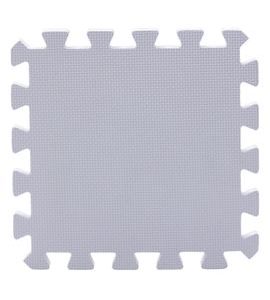 RIALTO BABY PĚNOVÁ PUZZLE SILVER 31,5 X 31,5 X 1,4 CM, 1KS - HRACÍ PODLOŽKY NA ZEM - SPINKÁNÍ