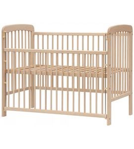 SCARLETT DĚTSKÁ POSTÝLKA SCARLETT MÍŠA - ECO PŘÍRODNÍ (BUK) - STAHOVACÍ BOČNICE - 120 X 60 CM - DŘEVĚNÉ POSTÝLKY - SPINKÁNÍ