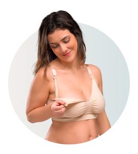 CARRIWELL PODPRSENKA KE KOJENÍ S GELOVOU KOSTICÍ - TĚLOVÁ - PODPRSENKY KE KOJENÍ - PRO MAMINKY