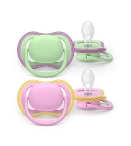 PHILIPS AVENT ŠIDÍTKO ULTRA AIR RŮŽOVÁ/ZELENÁ 6-18M DÍVKA, 2KS - ŠIDÍTKA A DOPLŇKY - KRMENÍ