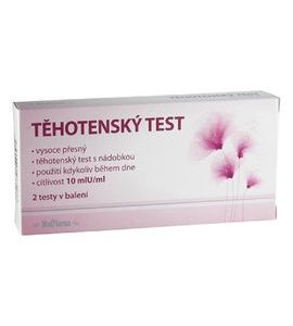 MEDPHARMA TĚHOTENSKÝ TEST 10MLU/ML 2KS - TĚHOTENSKÉ TESTY - PRO MAMINKY