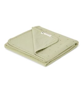 LITTLE DUTCH DEKA 70X100 CM PURE SAGE LEAVES - DĚTSKÉ DEKY PRO MIMINKA - SPINKÁNÍ