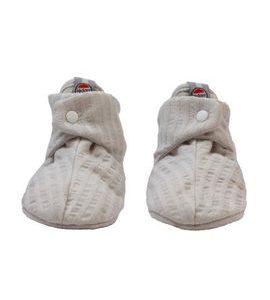 LODGER SLIPPER SEERSUCKER STEEL 0 - 3 MĚSÍCE - BOTIČKY - PRO DĚTI