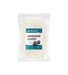 ALLNATURE KOKOSOVÉ CHIPSY 500 G - SLADKÉ ZOBÁNÍ - PRE MAMIČKY