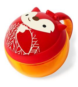 SKIP HOP ZOO NÁDOBA NA SUŠENKY - LIŠKA 12M+ - KRABIČKY NA SVAČINU - KRMENÍ