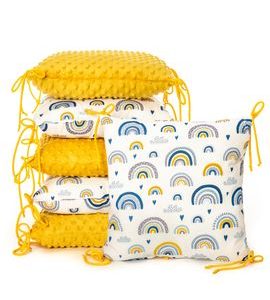 T-TOMI POLŠTÁŘKOVÝ MANTINEL MINKY RAINBOW - MANTINELY - SPINKÁNÍ