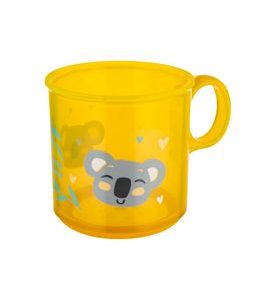 CANPOL BABIES HRNEČEK PROTISKLUZOVÝ EXOTIC ANIMALS 170ML ŽLUTÝ - DĚTSKÉ HRNEČKY - KRMENÍ