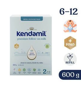 KENDAMIL PREMIUM 2 (600 G) - KOJENECKÁ MLÉKA - KRMENÍ