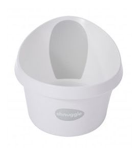 SHNUGGLE VANIČKA TODDLER BÍLÁ SE SVĚTLE ŠEDOU - VANIČKY PLASTOVÉ - KOUPÁNÍ A ZDRAVÍ