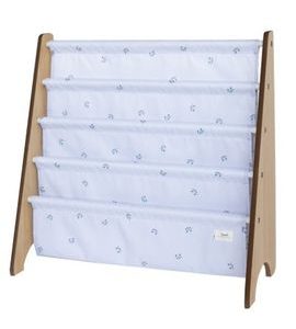 3 SPROUTS STOJAN NA KNÍŽKY RECYCLED BLUEBERRY/MIST - DEKORACE A POLIČKY - SPINKÁNÍ