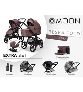 MOON RESEA FOLD EXTRA SET - TONKA - KOMBINACE S PŘÍSLUŠENSTVÍM - KOČÁRKY A PŘÍSLUŠENSTVÍ