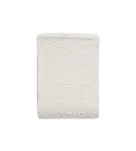 JOLLEIN DEKA PLETENÁ / FLEECE 75X100 CM RIVER KNIT CREAM WHITE - DĚTSKÉ DEKY PRO MIMINKA - SPINKÁNÍ