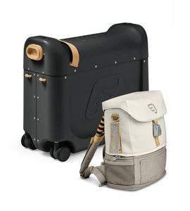 STOKKE® JETKIDS™ TRAVEL BUNDLE: BEDBOX™ + CREW BACKPACK™ CESTOVATELSKÝ SET - DĚTSKÁ ODRÁŽEDLA - PRO DĚTI