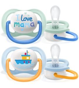 PHILIPS AVENT ŠIDÍTKO ULTRA AIR TEXT 0-6M CHLAPEC 2KS - ŠIDÍTKA A DOPLŇKY - KRMENÍ