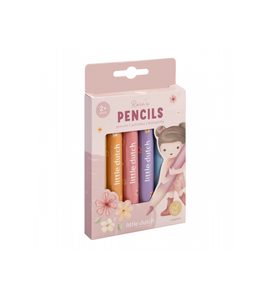 LITTLE DUTCH PASTELKY 6 KS ROSA - LITTLE DUTCH - PRO DĚTI