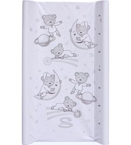 SCARLETT PŘEBALOVACÍ PODLOŽKA S PEVNOU VLOŽKOU GALAXY 80X50CM BÍLÁ - PŘEBALOVACÍ PODLOŽKY - PŘEBALOVÁNÍ