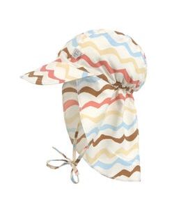 LÄSSIG SPLASH SUN PROTECTION FLAP HAT WAVES SEA SALT 07-18 MO. - ČEPIČKY A KLOBOUČKY - PRO DĚTI