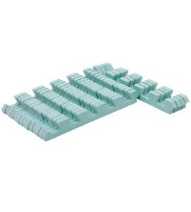 RIALTO BABY SADA ZELENÝCH OKRAJŮ PRO PĚNOVÉ PUZZLE 120X150CM - HRACÍ PODLOŽKY NA ZEM - SPINKÁNÍ