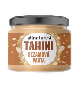 ALLNATURE TAHINI – SEZAMOVÁ PASTA 220 G - ČOKOLÁDY A KRÉMY - PRO MAMINKY