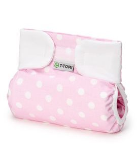 T-TOMI ORTOPEDICKÉ ABDUKČNÍ KALHOTKY - SUCHÝ ZIP PINK POLKA (3-6KG) - PLENKOVÉ KALHOTKY - PŘEBALOVÁNÍ