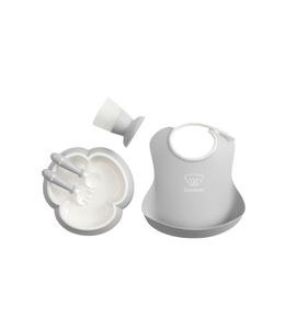 BABYBJÖRN 5 DÍLNÝ JÍDELNÍ SET ŠEDÝ - VÝHODNÉ SADY - KRMENÍ