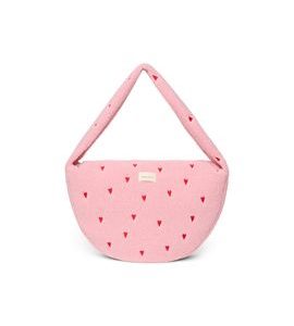 STUDIO NOOS TEDDY CROSS BODY BAG | LIGHT PINK HEARTS - DOPLŇKY - PRO MAMINKY