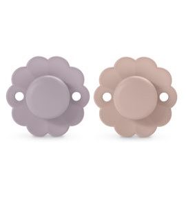 SUAVINEX DUDLÍK SX PRO FYZIOLOGICKÝ 2 KS WONDER 6/18M - MIST LAVENDER + PALE MAUVE - ŠIDÍTKA A DOPLŇKY - KRMENÍ