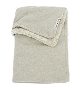 MEYCO DEKA KNIT BASIC FLEECE - SAND MELANGE - DĚTSKÉ DEKY PRO MIMINKA - SPINKÁNÍ