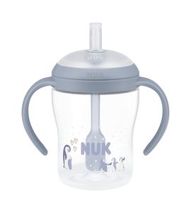 NUK PERFECT MATCH LAHVIČKA NA UČENÍ S BRČKEM PENGUIN 150 ML - KOJENECKÉ LAHVE - KRMENÍ