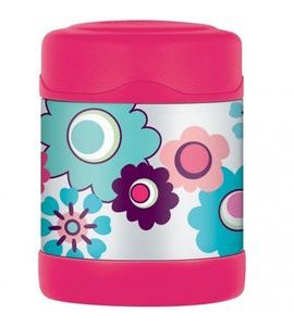 THERMOS DĚTSKÁ TERMOSKA NA JÍDLO - KVĚTY - TERMOOBALY A TERMOSKY - KRMENÍ