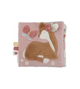 LITTLE DUTCH KNÍŽKA TEXTILNÍ S AKTIVITAMI FAIRY GARDEN - KNÍŽKY PRO NEJMENŠÍ - PRO DĚTI