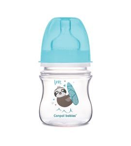 CANPOL BABIES LÁHEV SE ŠIROKÝM HRDLEM EXOTIC ANIMALS 120ML - KOJENECKÉ LAHVE - KRMENÍ